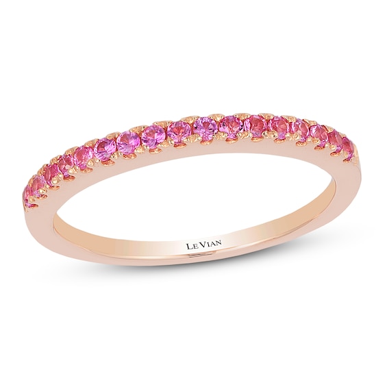 Le Vian Pink Sapphire Ring 14K Strawberry Gold