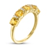 Thumbnail Image 1 of Citrine & Diamond Ring 10K Yellow Gold