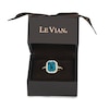 Thumbnail Image 5 of Le Vian  Blue Topaz & Diamond Ring 3/8 ct tw Diamonds 14K Strawberry Gold