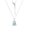 Thumbnail Image 2 of Sky Blue Topaz & White Lab-Created Sapphire Boxed Set Sterling Silver - Size 7