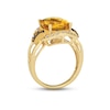 Thumbnail Image 1 of Le Vian Citrine Ring 1/5 ct tw Diamonds 14K Honey Gold