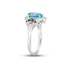 Thumbnail Image 1 of Le Vian Aquamarine Ring 1/6 ct tw Diamonds 14K Vanilla Gold