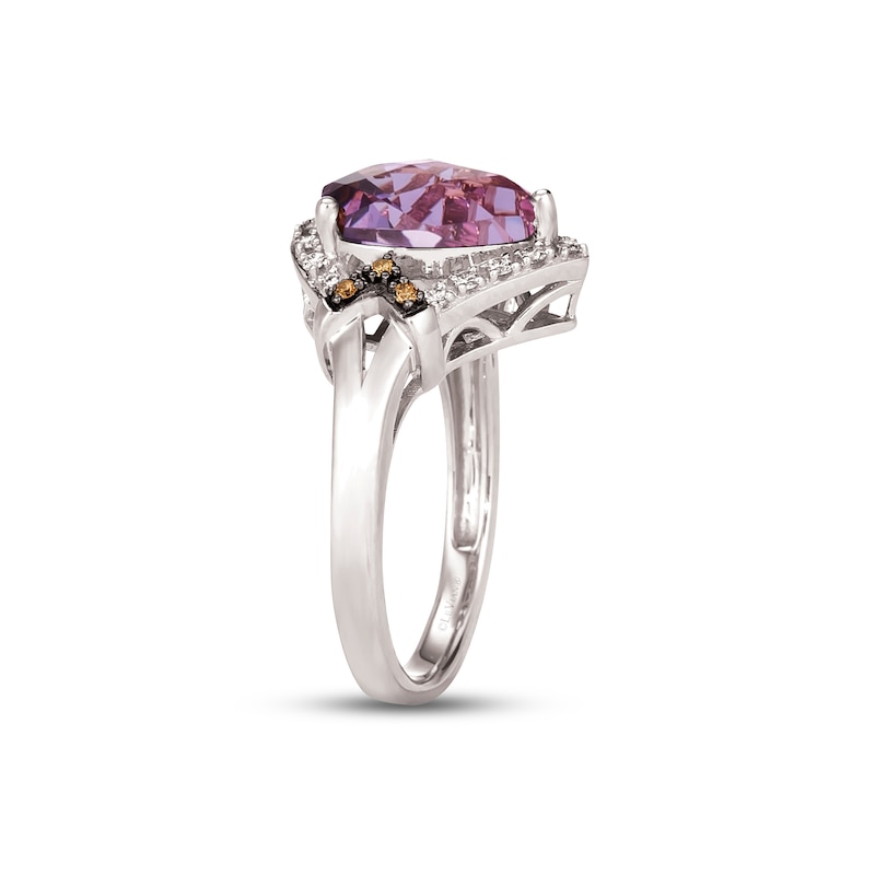 Main Image 2 of Le Vian Amethyst Ring 1/5 ct tw Diamonds 14K Vanilla Gold