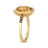 Thumbnail Image 2 of Le Vian Citrine Ring 1/5 ct tw Diamonds 14K Honey Gold