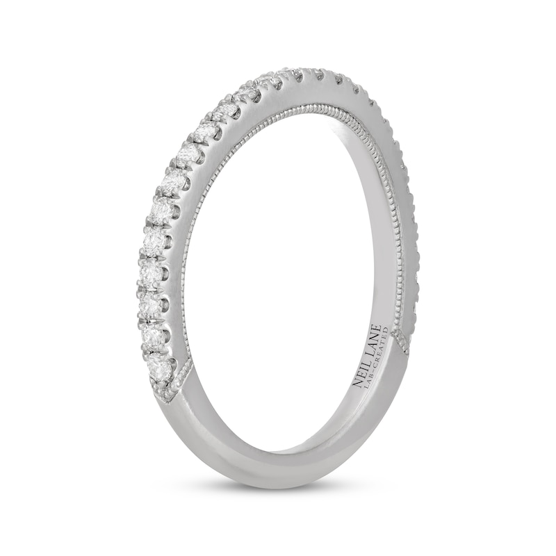 Main Image 8 of Neil Lane Artistry Lab-Grown Diamond Wedding Band 1/3 ct tw 14K White Gold