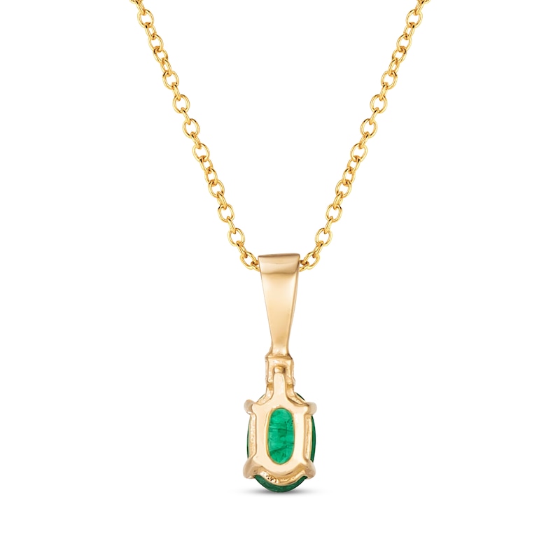 Le Vian Creme Brulee Emerald & Diamond Accent Necklace 14K Honey Gold ...