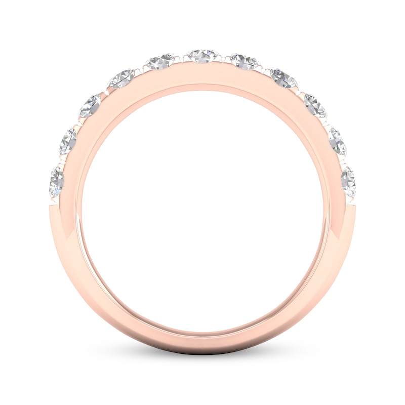 Main Image 4 of Diamond Anniversary Band 1 ct tw 14K Rose Gold