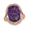 Thumbnail Image 1 of Le Vian Amethyst Ring 7/8 ct tw Diamonds 14K Strawberry Gold