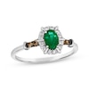 Thumbnail Image 0 of Le Vian Emerald Ring 1/5 ct tw Diamonds 14K Vanilla Gold