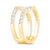 Thumbnail Image 2 of Round-Cut Diamond Curved Enhancer Ring 1 ct tw 14K Yellow Gold