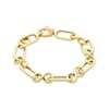 Thumbnail Image 1 of Hollow Infinity Link Bracelet 10K Yellow Gold 7.5&quot;