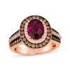 Thumbnail Image 0 of Le Vian Rhodolite Garnet Ring 7/8 ct tw Diamonds 14K Strawberry Gold