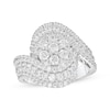 Thumbnail Image 0 of Diamond Swirl Bypass Engagement Ring 2 ct tw 14K White Gold