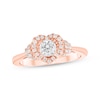 Thumbnail Image 0 of Diamond Heart-Shaped Engagement Ring 3/8 ct tw 10K Rose Gold