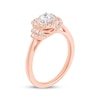 Thumbnail Image 1 of Diamond Heart-Shaped Engagement Ring 3/8 ct tw 10K Rose Gold