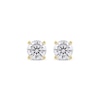 Thumbnail Image 1 of Lab-Grown Diamonds by KAY Round-Cut Solitaire Stud Earrings 1-1/2 ct tw 14K Yellow Gold (F/VS2)