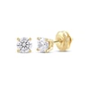 Thumbnail Image 1 of Lab-Grown Diamonds by KAY Round-Cut Solitaire Stud Earrings 1/2 ct tw 14K Yellow Gold (F/VS2)