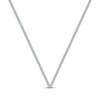 Thumbnail Image 1 of Diamond Chevron Necklace 7 ct tw 14K White Gold 16.5"