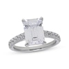 Thumbnail Image 0 of Lab-Created Diamonds by KAY Emerald-Cut Engagement Ring 4-1/2 ct tw 14K White Gold