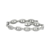 Thumbnail Image 1 of Men's Diamond Mariner Chain Bracelet 1 ct tw Sterling Silver 8.5&quot;