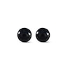 Thumbnail Image 2 of Black Onyx Bead Stud Earrings 6mm 14K White Gold