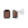 Thumbnail Image 1 of Emerald-Cut Garnet Stud Earrings Sterling Silver