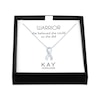 Thumbnail Image 0 of Gift Boxed Awareness Ribbon Diamond Accent Necklace Sterling Silver 18"