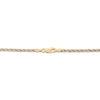 Thumbnail Image 2 of Hollow Rope & Box Chain Necklace 2.46mm 10K Two-Tone Gold 18&quot;