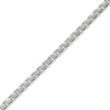 Thumbnail Image 1 of Solid Diamond-Cut Box Chain Bracelet 4.5mm Sterling Silver 8.5&quot;