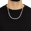 Thumbnail Image 4 of Solid Herringbone Chain Necklace 3mm 10K Yellow Gold 22&quot;