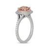 Thumbnail Image 2 of Neil Lane Cushion-Cut Morganite & Diamond Engagement Ring 1/2 ct tw 14K Two-Tone Gold