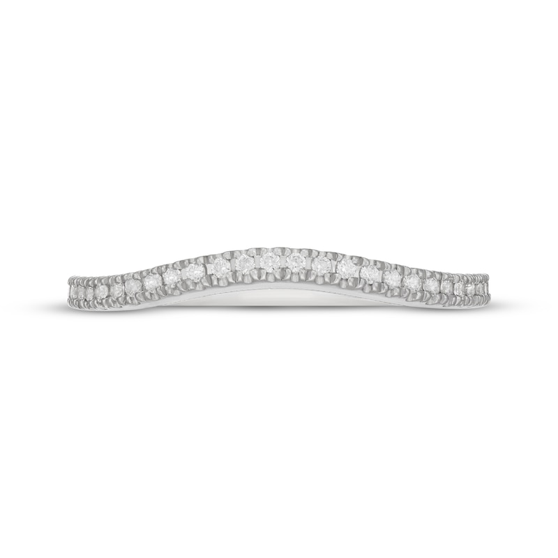 Main Image 9 of Neil Lane Diamond Contour Wedding Band 1/5 ct tw 14K White Gold