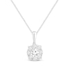 Thumbnail Image 1 of Multi-Diamond Necklace 1/2 ct tw 14K White Gold 19&quot;