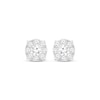 Thumbnail Image 1 of Multi-Diamond Stud Earrings 1/2 ct tw 14K White Gold