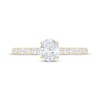 Thumbnail Image 3 of Oval-Cut Diamond Engagement Ring 7/8 ct tw 14K Yellow Gold