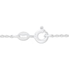 Thumbnail Image 3 of Diamond Curved Bar Necklace 1/2 ct tw Sterling Silver 18&quot;