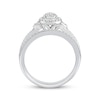 Thumbnail Image 3 of Multi-Diamond Pear-Shape Milgrain Bridal Set 1/3 ct tw 10K White Gold