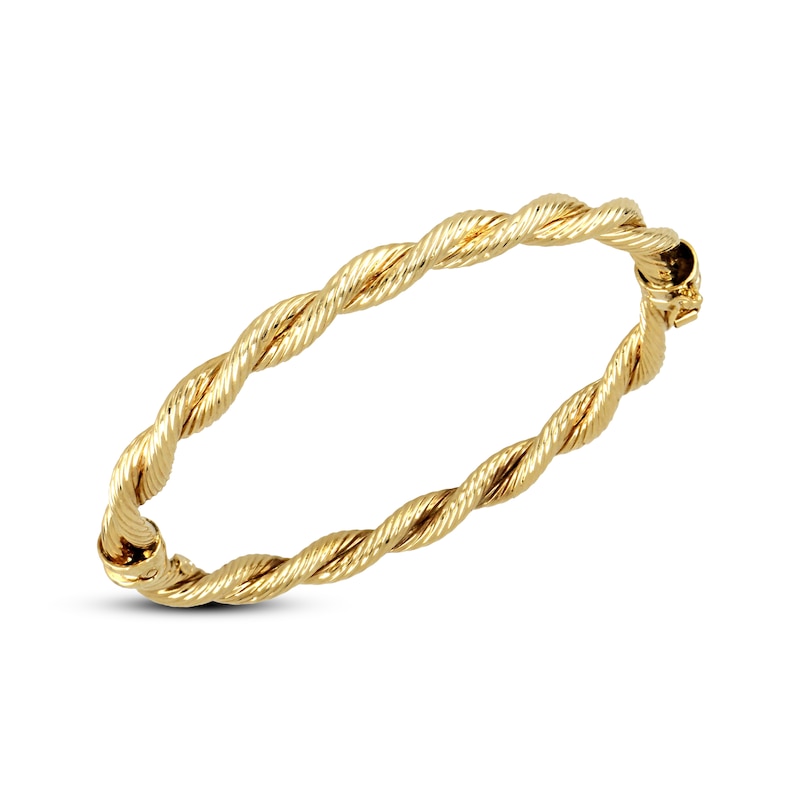 Main Image 2 of Twist Bangle Bracelet 10K Yellow Gold