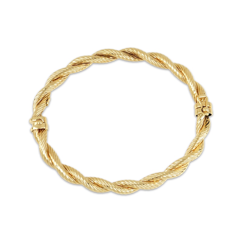 Main Image 3 of Twist Bangle Bracelet 10K Yellow Gold