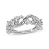 Thumbnail Image 1 of Diamond Vintage-Style Scroll Ring 1/2 ct tw 14K White Gold