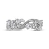 Thumbnail Image 3 of Diamond Vintage-Style Scroll Ring 1/2 ct tw 14K White Gold