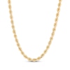 Thumbnail Image 1 of Solid Silk Rope Chain Necklace 3mm 14K Yellow Gold 24&quot;