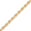 Thumbnail Image 2 of Solid Silk Rope Chain Necklace 3mm 14K Yellow Gold 24&quot;