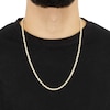 Thumbnail Image 4 of Solid Silk Rope Chain Necklace 3mm 14K Yellow Gold 24&quot;