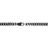 Thumbnail Image 3 of Men's Hollow Curb Chain Necklace 8mm Black Ion-Plated Stainless Steel 22&quot;