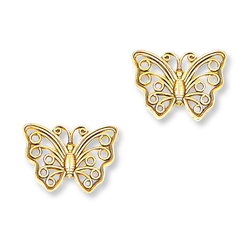 14k Safety Replacement Butterfly Earring Backs- Women Dainty Gold Jewelry