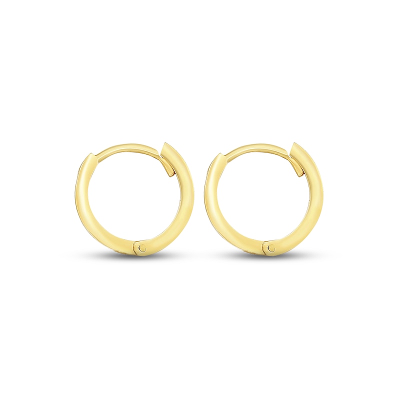 Main Image 2 of Huggie Hoop Earrings 14K Yellow Gold