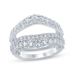 Lab-Grown Diamonds Enhancer Ring 2 ct tw 14K White Gold