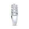 Thumbnail Image 2 of Baguette & Round-Cut Diamond Anniversary Ring 1 ct tw 14K White Gold