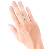 Thumbnail Image 3 of Men's Square-cut Multi-Diamond Center Signet Ring 2 ct tw 10K Yellow Gold